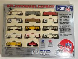 Mantua Super Bowl Express Train Set NFL Certified 1993 Edition N Scale Nos Rare