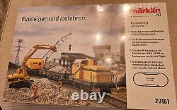 Marklin 29181 Construction Site HO Gauge Diesel Starter Train Set MT/Box