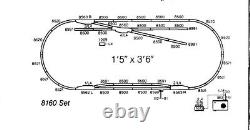 Marklin 8160 Z Scale Z Ga. German Freight Train Starter Set withTrack & Controller