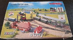 Marklin HO scale Steam train set Einsteigen und losfahren, tested in Orig box