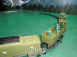 Marx 4 Unit 027 Gauge Steam Military Supply Train