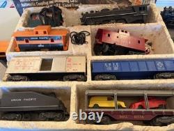 Marx 52885 Electric Train Set(s) multiple cars, track, 3 engines 2 transformers