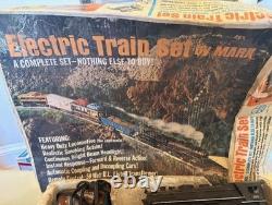 Marx 52885 Electric Train Set(s) multiple cars, track, 3 engines 2 transformers