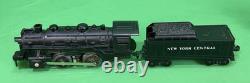 Marx Happi-Time Electric Train Set NYC #400 Steam Loco, Tin Cars Station Track