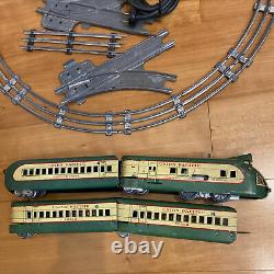 Marx M10000 Electric Union Pacific Cream and Green Train Set. Few missing tracks