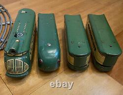 Marx M10000 Electric Union Pacific Cream and Green Train Set. Few missing tracks