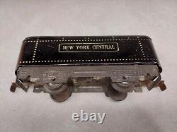 Marx Streamlined Train Set Clockwork Engine 3 Railcars 10 Tracks No Key O Scale