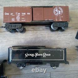 Marx Toy Train NICKLE PLATE ROAD Model Railway Train Set Complete Track
