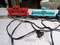 Marx Vintage O Gauge Electric Toy Train Tanker Set Engine Runs Very Wellvery Wel