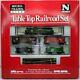 Micro-trains N Scale Burlington Northern #6226 Tabletop Railroad Set With Track