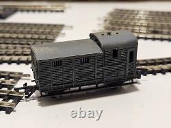 MiniTrix Electric Train Set #1902 Steam Engine Locomotive Freight Cars With Track