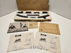 MiniTrix Electric Train Set #1902 Steam Engine Locomotive Freight Cars With Track