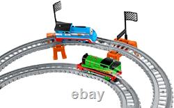 Motorized Train Playset Thomas Friends Track Master Percy Railway Race Set Toy