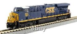 N Kato 106-0021 CSX ES44DC Diesel Mixed Freight Train Set Complete 1060021