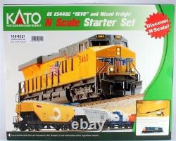 N Kato 106-0021 CSX ES44DC Diesel Mixed Freight Train Set Complete 1060021