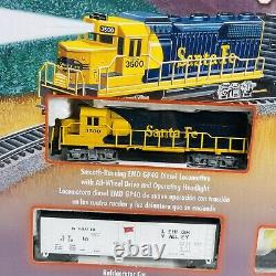 N Scale Bachmann 24013 ATSF Santa Fe Thunder Valley Train Set withE-Z Track