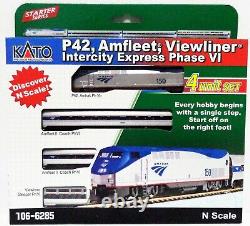 N Scale Kato 106-6285 Amtrak Viewliner Intercity Express Train Set