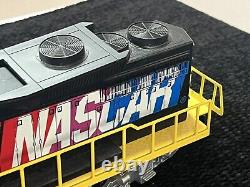 NASCAR Train Set. 5 Cars, 1 NASCAR Sign, 12 Tracks. Manual, Power Box