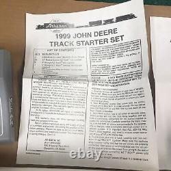 NEW Athearn STARTER SET John Deere TRAIN EZ TRACK SYSTEM POWER SUPPLY 1999 HO