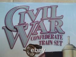 NEW Bachmann Civil War Confederate Railway 150th train set e-z track 130 NIB