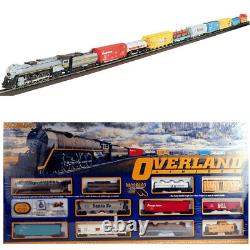 NEW Bachmann Overland Ltd Electric Train Set with E-Z Track HO Scale FREE US SHIP