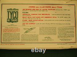 NMIB Tyco Little Train Circa 1950s Mantua Steam Engine Freight Track Set Lighted
