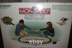 New, Bachmann #01201 Monopoly Ho Train Set, Smoke, Ez Track, Play Mat, Sealed