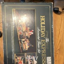 New Bright Holiday Express Animated G Gauge Train Set 8pc with Track & Cars