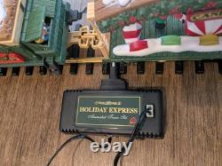 New Bright Holiday Express Animated Train Set #380 Lights Sounds WithBox Complete