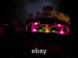 New Bright Holiday Express Animated Train Set #380 Lights Sounds WithBox Complete