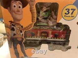 New! Disney Toy Story 50x73 Ready to Play Train Track Set Pixar Lionel New