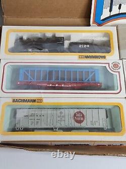 New OPEN BOX Bachman HO train set Iron Horse Bridge & Trestle 86 Piece set