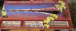 New old stock. K-Line O-Gauge Napa Valley Wine Train set / track and accessories