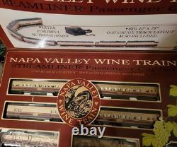 New old stock. K-Line O-Gauge Napa Valley Wine Train set / track and accessories