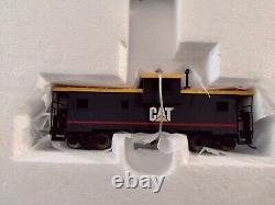 Norscot CAT Caterpillar HO Scale Train Set DieCast Metal Limited Edition