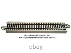 Oval 05 Bachmann 38 X 83 HO Scale E-Z Track Nickel Silver Rails Train Set