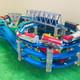 Plarail 3-level Loop Track Set Tomy Layout With Rapit + Expo Train Japan