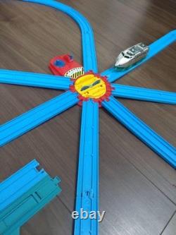 Plarail Track Set with 30 Pieces Turntable and Bonus Train Vehicle Used