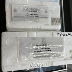 RARE Seattle Seahawks Hawthorne Village 8 HO Train Set Super Bowl 48 + Track Set