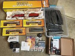 Rail King Rugged Rails Christmas Express Complete Train Set Great Condition Read
