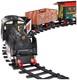 Remote Control Steam Engine Hobby Train Set With Tender And Gondola And Cabo