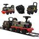 Ride On Train Toys Electric Train Set With Track 2 Seaters Cargo Car, Music, Li