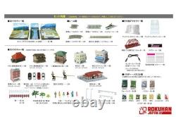 Rokuhan Z-Scale Mini-Layout Japan Scenery Train Set Diorama Buildings Tracks