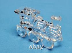 SWAROVSKI 6 PIECE TRAIN SET & CUSTOM TRACK DISPLAY S657 Complete