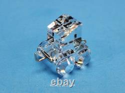 SWAROVSKI 6 PIECE TRAIN SET & CUSTOM TRACK DISPLAY S657 Complete