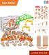 Safety-certified 110-piece Wooden Train Track Set Perfect For Kids & Babies