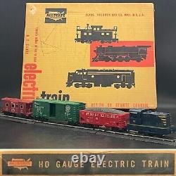 Sears Allstate HO Train Set 9907 by Marx Plus 10pcs Roadbed Tracks 1957-1963 USA