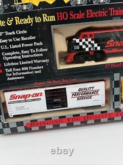 Snap-on Tools Train Set Ready To Run Electric 1998 Vintage Brand New