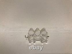 Swarovski Crystal Figurines 4 pc Train Set withTrack 7471