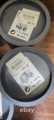 Swarovski Crystal Locomotion Complete Train Set With Wooden Track Boxes 7 Pieces